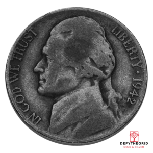 WAR NICKEL (MEASURED IN PIECES) Obverse product photo