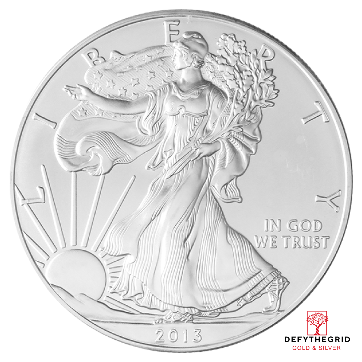 1 OZ AMERICAN SILVER EAGLE Obverse product photo