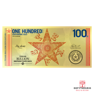 100 Centigram Gold Aurum - Texas The Alamo