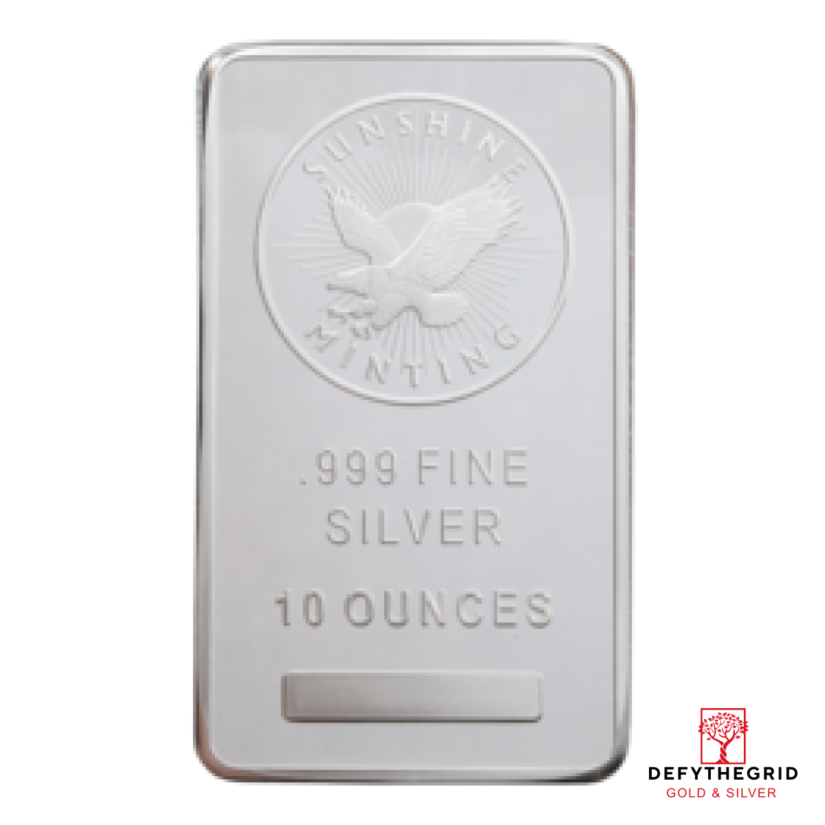 10 OZ SILVER BAR VARIOUS BRANDS Obverse product photo