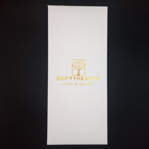 DefyTheGrid Sleeve for Goldbacks w/ embossed logo (1)