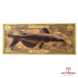 100mg Blue Catfish Aurum 24k Gold Bill