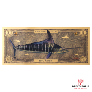 100mg Blue Marlin Aurum 24k Gold Bill