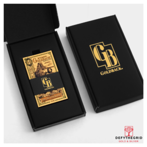 Goldback Stack Box & Insert - (1) Gift Wrap