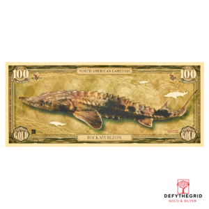 100mg Rock Sturgeon Aurum 24k Gold Bill