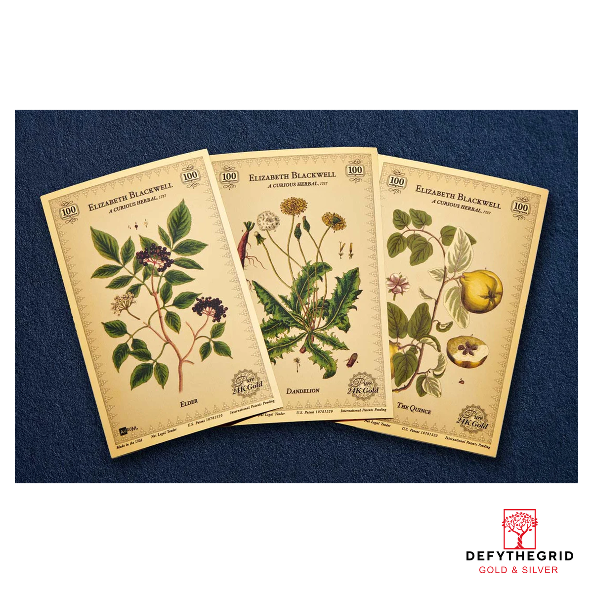 Blackwell Botanical Aurum 24k Gold Series Set - In Folder - Image 9