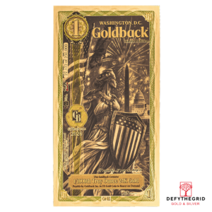1 Washington D.C. Goldback (LIMIT 1 PER CUSTOMER)