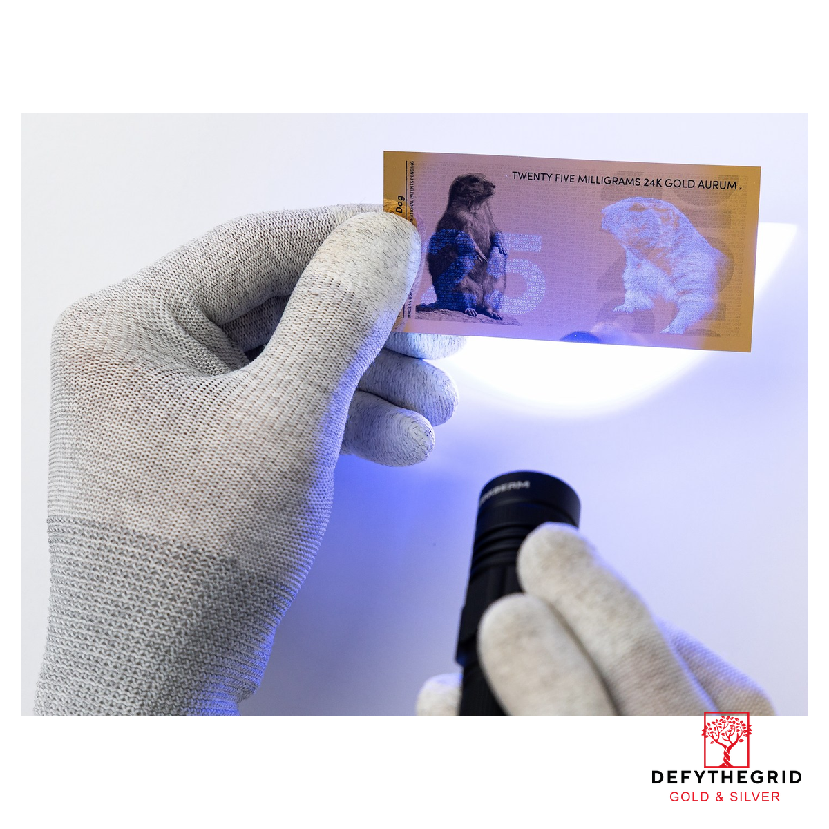 25mg Prairie Dog Aurum 24k Gold Bill - Image 7