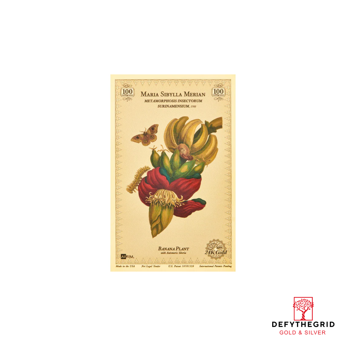 Merian Botanical Aurum 24k Gold Series Set - In Folder - Image 8