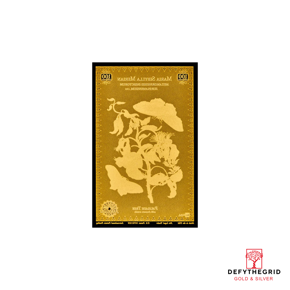 Merian Botanical Aurum 24k Gold Series Set - In Folder - Image 7