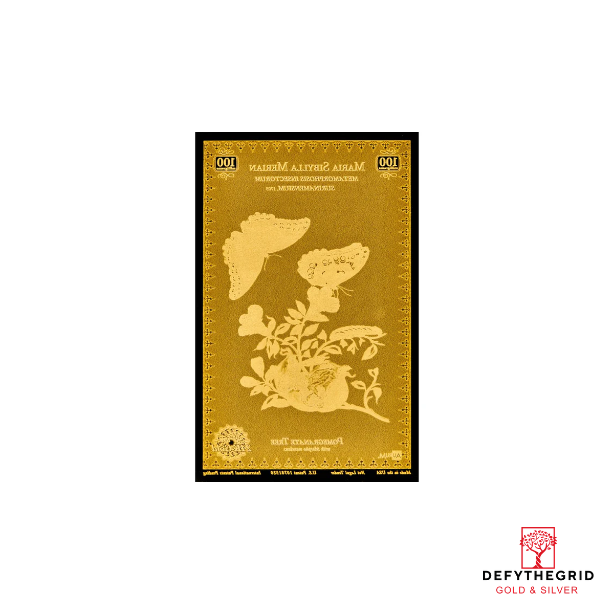 Merian Botanical Aurum 24k Gold Series Set - In Folder - Image 5