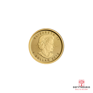 1/20 OZ CANADIAN GOLD MAPLE LEAF (sealed) Reverse product photo