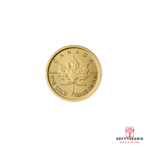 1/20 OZ CANADIAN GOLD MAPLE LEAF (sealed) Obverse product photo