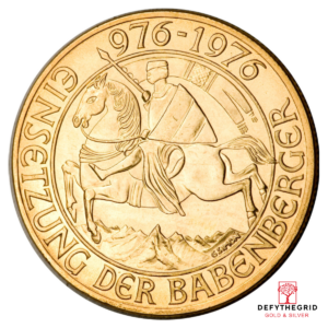 1000 SCHILLING AUSTRIAN GOLD COIN .3906 AGW Obverse product photo