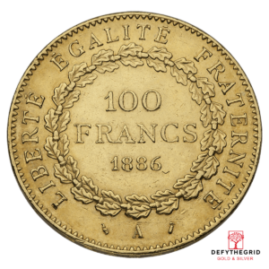 100 FRANC FRENCH GOLD COIN Obverse product photo