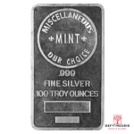 100 OZ SILVER BAR Obverse product photo
