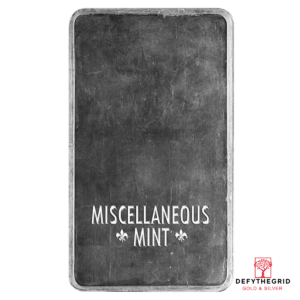 100 OZ SILVER BAR Reverse product photo