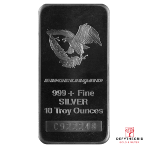 10 OZ SILVER BAR ENGELHARD Obverse product photo