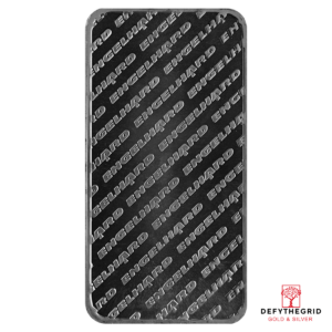 10 OZ SILVER BAR ENGELHARD Reverse product photo