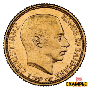 SWEDISH 10 KRONER GOLD Reverse product photo