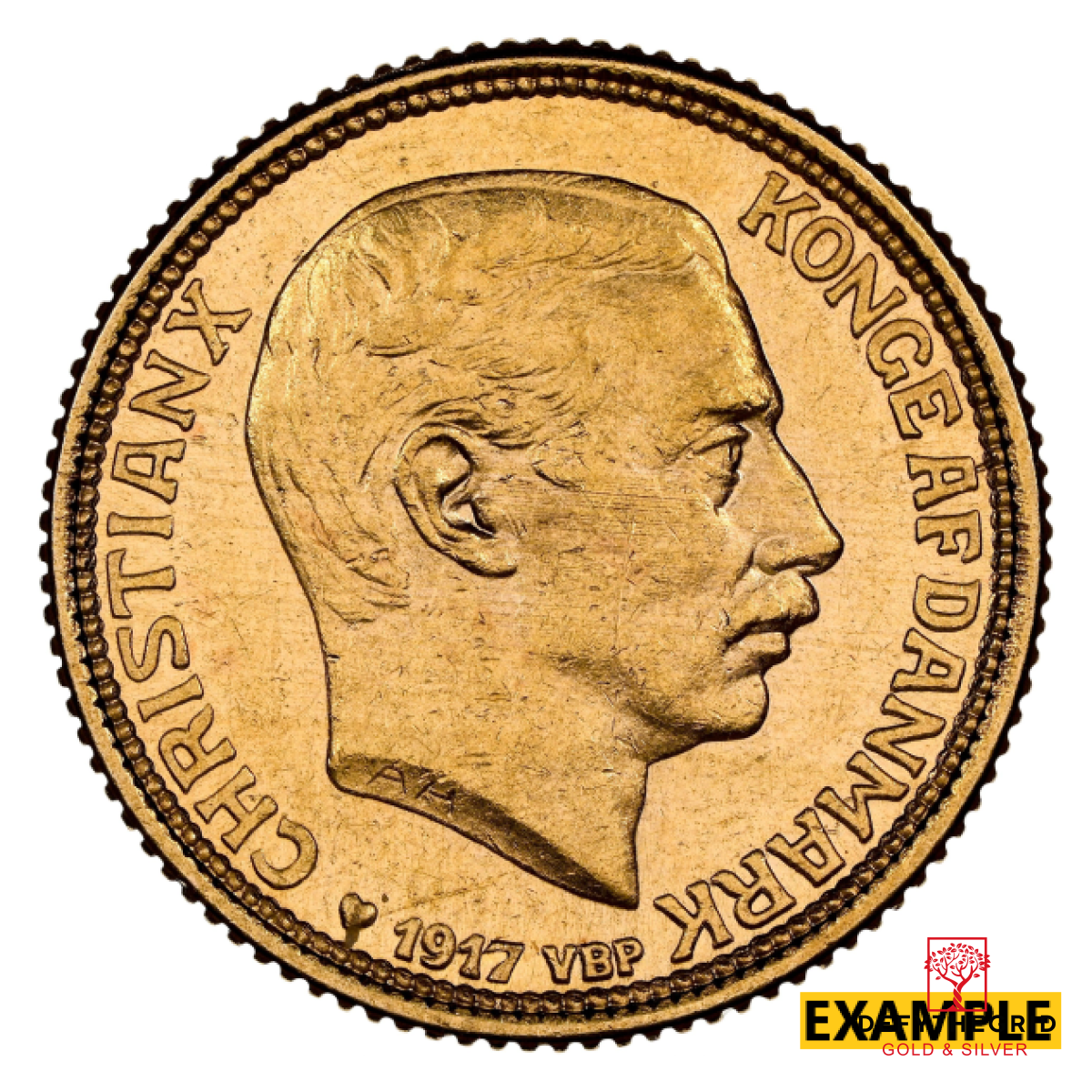 SWEDISH 10 KRONER GOLD Reverse product photo