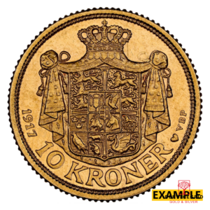 SWEDISH 10 KRONER GOLD Obverse product photo