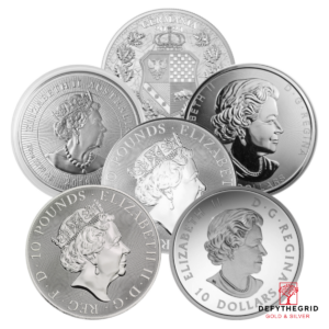 10 OZ SILVER SOVEREIGN MINT COINS MISC TYPE Reverse product photo