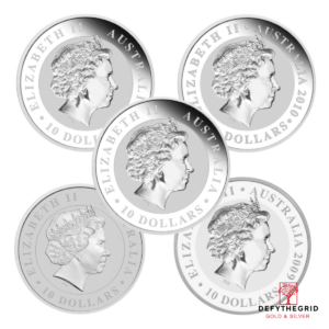 10 OZ AUSTRALIAN SILVER KOALA Reverse product photo