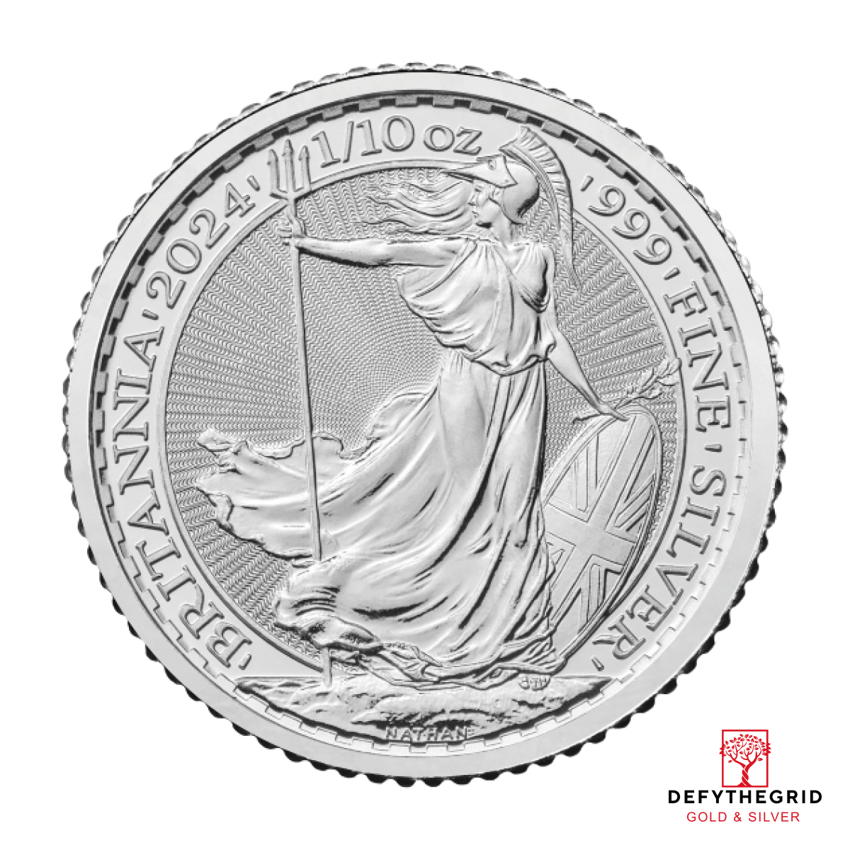 2024 1/10 OZ GREAT BRITAIN SILVER BRITANNIA Obverse product photo