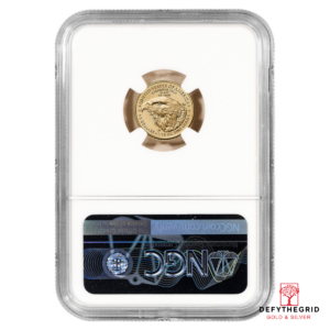 1/10 OZ AMERICAN GOLD EAGLE NGC MS69 Reverse product photo