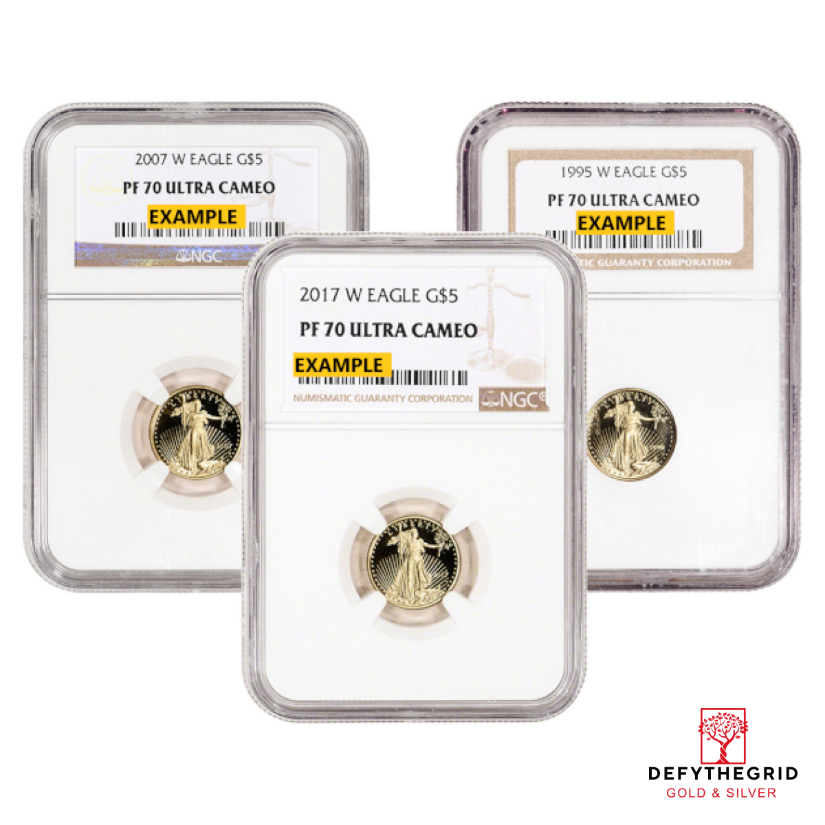 1/10 OZ AMERICAN GOLD EAGLE NGC70 PROOF Obverse product photo