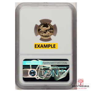 1/10 OZ AMERICAN GOLD EAGLE NGC70 PROOF Reverse product photo