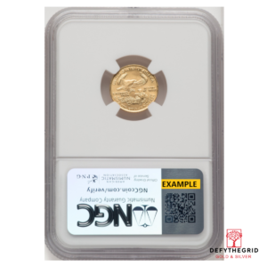 1/10 OZ AMERICAN GOLD EAGLE NGC70 Reverse product photo