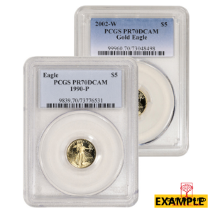 1/10 OZ AMERICAN GOLD EAGLE PCGS70 PROOF Reverse product photo