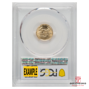 1/10 OZ AMERICAN GOLD EAGLE PCGS70 Reverse product photo