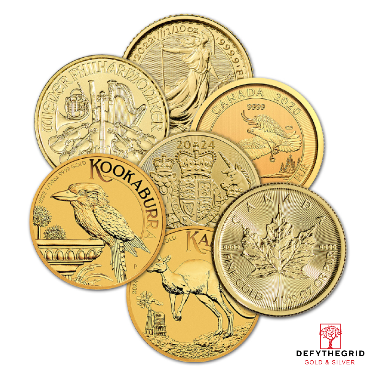 1/10 OZ GOLD COIN MISC TYPE Obverse product photo