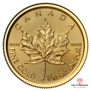 2026 1/10 OZ CANADIAN GOLD MAPLE LEAF Obverse product photo