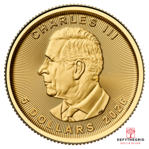 2026 1/10 OZ CANADIAN GOLD MAPLE LEAF Reverse product photo