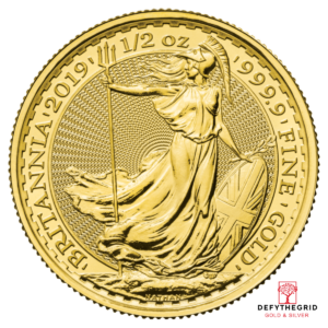 1/2 OZ GREAT BRITAIN GOLD BRITANNIA Obverse product photo