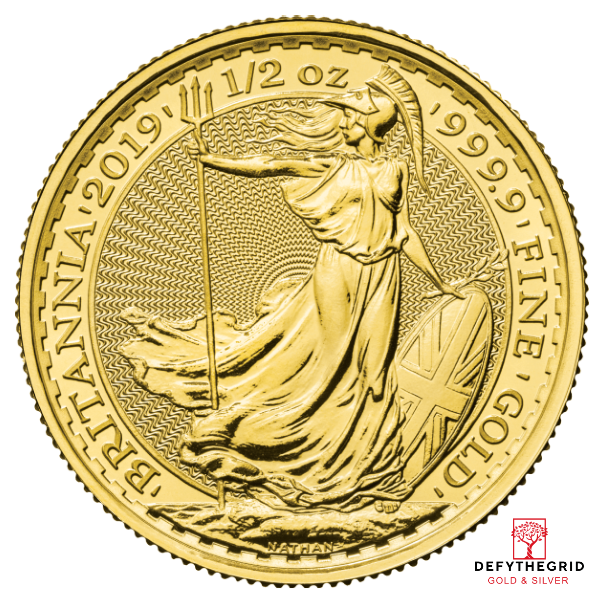 1/2 OZ GREAT BRITAIN GOLD BRITANNIA Obverse product photo