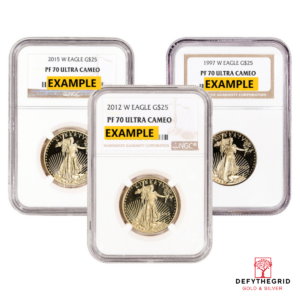 1/2 OZ AMERICAN GOLD EAGLE NGC70 PROOF Obverse product photo