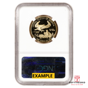 1/2 OZ AMERICAN GOLD EAGLE NGC70 PROOF Reverse product photo