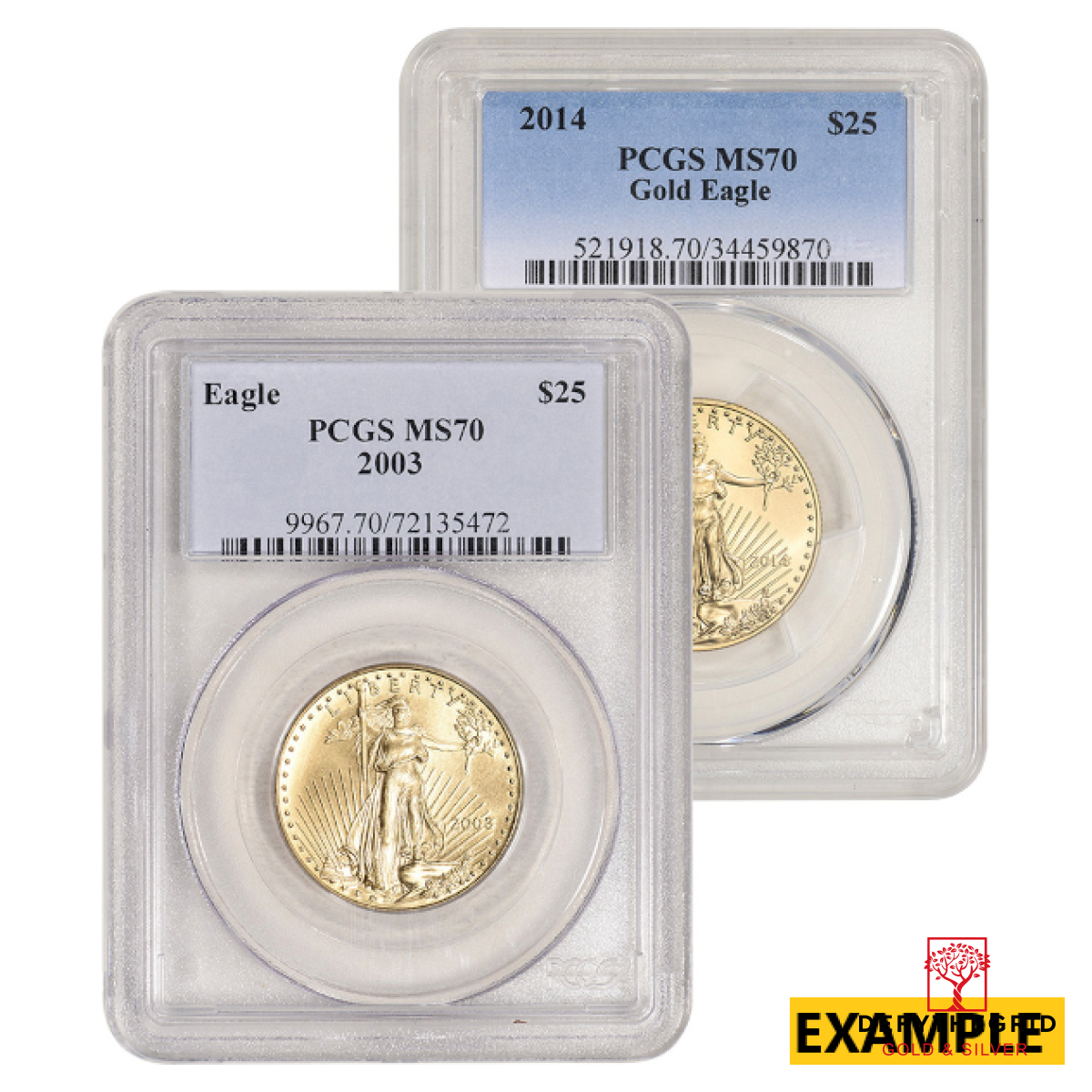 1/2 OZ AMERICAN GOLD EAGLE PCGS70 Obverse product photo