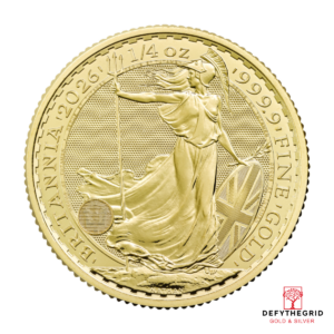 2026 1/4 OZ GREAT BRITAIN GOLD BRITANNIA Obverse product photo