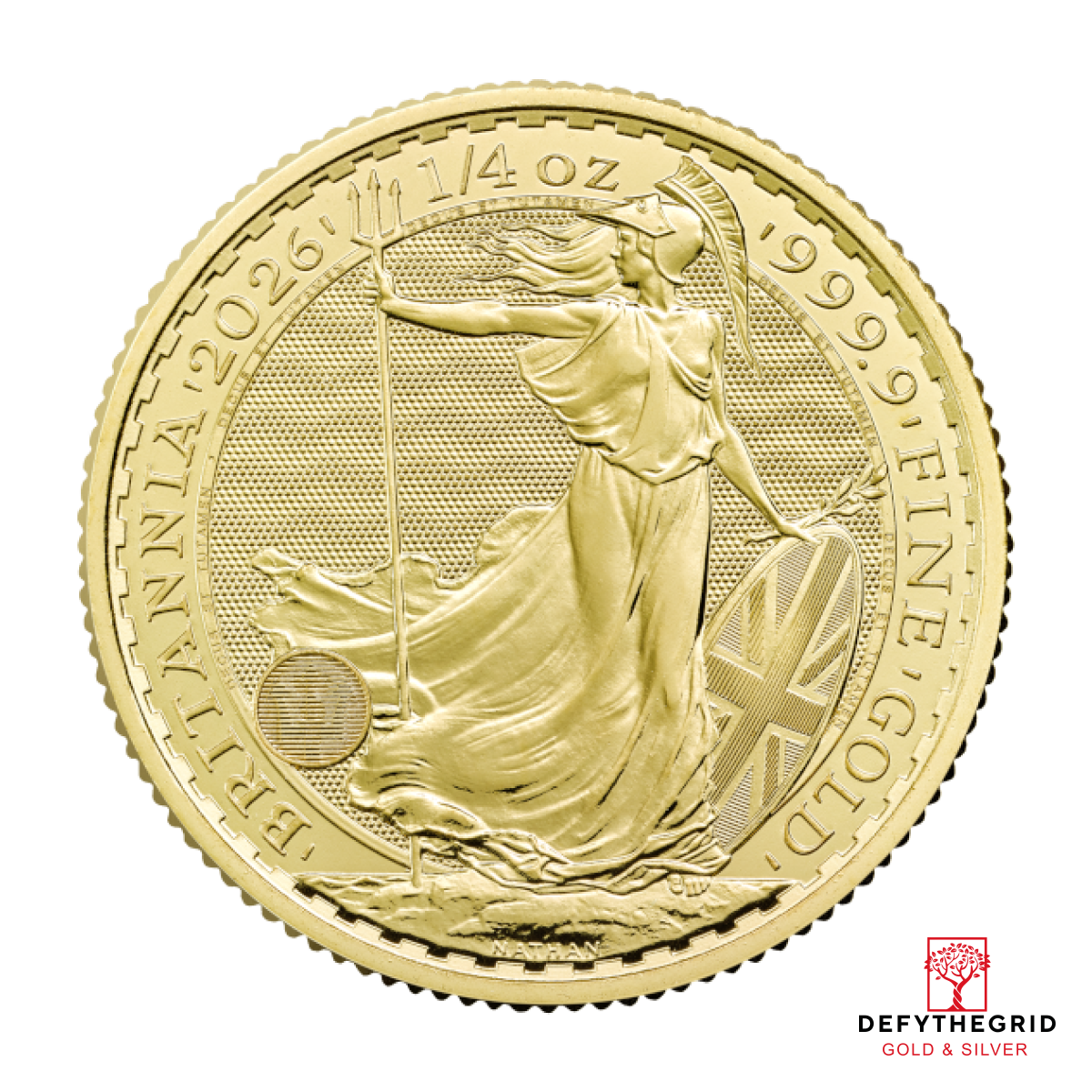2026 1/4 OZ GREAT BRITAIN GOLD BRITANNIA Obverse product photo