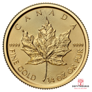 2026 1/4 OZ CANADIAN GOLD MAPLE LEAF Obverse product photo