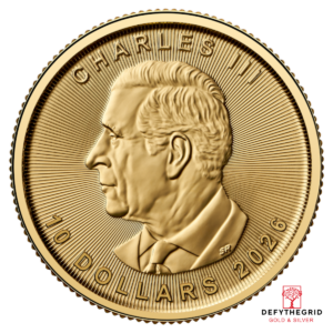 2026 1/4 OZ CANADIAN GOLD MAPLE LEAF Reverse product photo