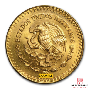 1/4 OZ MEXICAN GOLD ONZA / LIBERTAD Reverse product photo