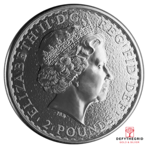 1 OZ GREAT BRITAIN SILVER BRITANNIA Reverse product photo