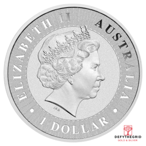 1 OZ AUSTRALIAN SILVER KANGAROO Obverse product photo